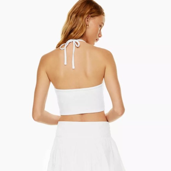 Aritzia Sunday Best Aubrey Halter Top in Black - Picture 6 of 6